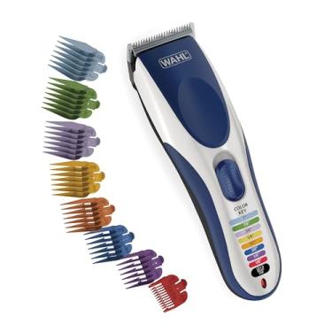 Imagem de Wahl Aparador e aparador de cabelo recarregável sem fio Color Pro – pentes guia fáceis codificados por cores – para homens, mulheres e crianças – Modelo 9649P