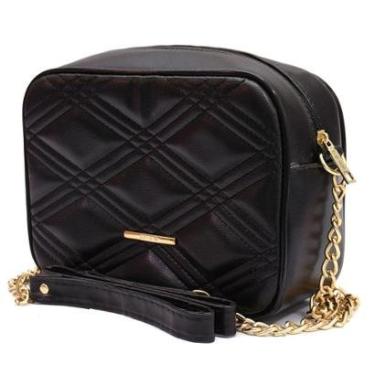 Imagem de Bolsa Transversal Feminina Matelassê Alça Fixa Bolso Casual-Feminino