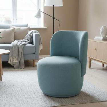 Imagem de Poltrona Decorativa Sala Estar Orgânica Bia Boucle - Montanaris Decor 