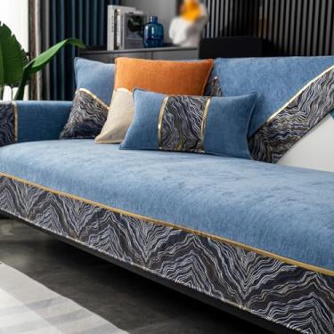 Imagem de 5JJJLOOOPP Capa de sofá 1 70 * 90 cm 2 3 4 lugares capa de almofada multicapa cor 5 proteção elegante para animais de estimação (cor 2 70 * 70 cm)