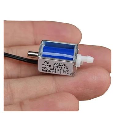 Imagem de Válvula solenoide pequena de 2 vias DC 3,7V 2 posições válvula de controle de fluxo de ar normalmente aberta DIY WWECCQIJ