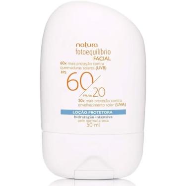 Imagem de Fotoequilíbrio Protetor Solar Facial FPS 60/FPUVA 20, Hidratação Intensiva, Pele Normal a Seca, 50ml