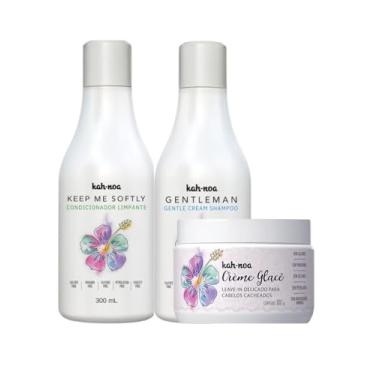 Imagem de Kah-Noa, Kit Shampoo, Condicionador e Creme Glacê Leave-in Kah-Noa
