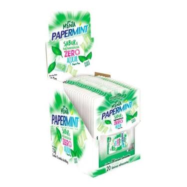 Imagem de Caixa com 24 Unidades PaperMint Lâminas Refrescante Sem Açúcar paper m