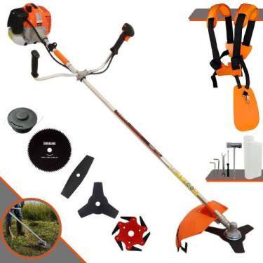 Imagem de Roçadeira Robusta Vulcan VR620H À Gasolina Motor 2 Tempos 62cc 2T 3HP 