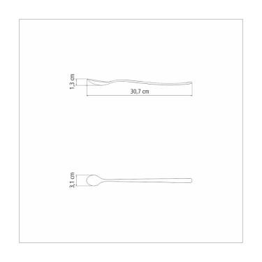 Imagem de Colher Tramontina Amazonas para Coquetel em Aço Inox