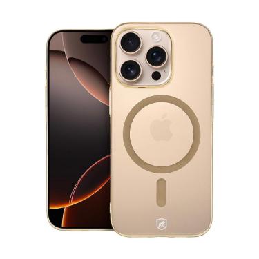 Imagem de Capa para iPhone 16 Pro - Crystal Slim Magsafe - NÃO AMARELA - Desert - Gshield