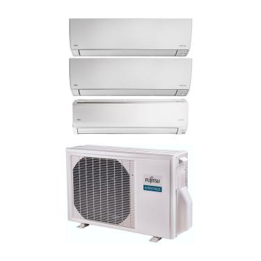 Imagem de Ar Condicionado Tri Split Inverter Fujitsu Airstage Premium 24.000 Btus Hi-wall (3x 9k) Quente E Frio 220V