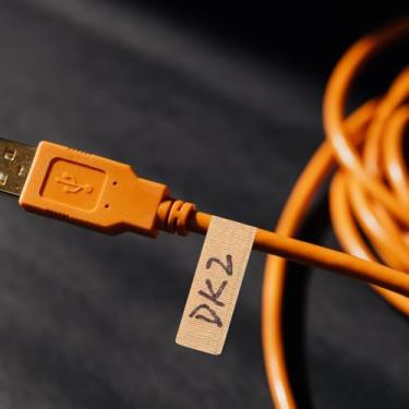 Imagem de 2 conjuntos de etiquetas de cabo autoadesivas para organizar fios, canetas marcadoras, adesivos compatíveis para uso doméstico e no escritório