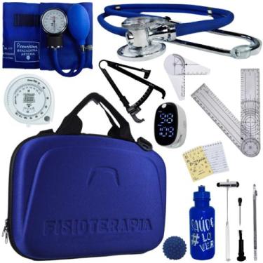 Imagem de Kit Fisioterapia Maleta Goniometro Martelo Buck Completo - Love Saude,