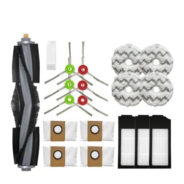Imagem de Compatible With Ecovacs Deebot X1 Omni Accesories Robot Vacuum Cleaner Mop Cloth Dust Bag HEPA Filter Main Brush Rag Replaceable Spare Parts(Beige)