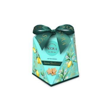 Imagem de Biscoito Amanteigado Butter Cookies Estrela Limão Siciliano Diamante Soui 200g