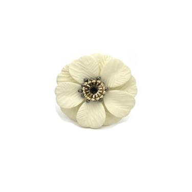 Imagem de Izpack Boho Flower Statement Ring for Women - Resina acrílica, grandes flores de rosas, pétala floral, camélia, ajustável, faixa de dedo, anéis de compromisso de casamento, noivado, joias retrô