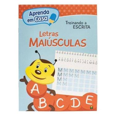 Imagem de Aprenda Em Casa Treinando A Escrita: Letras Maiúsculas
