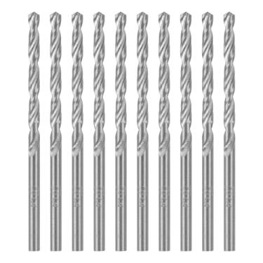 Imagem de MTX Broca de Aço Rápido HSS para Metal 3mm – Jogo 10 Peças, Ângulo 118°, Superfície Polida, Alta Resistência ao Desgaste para Perfuração Precisa em Aço, Ferro e Bronze