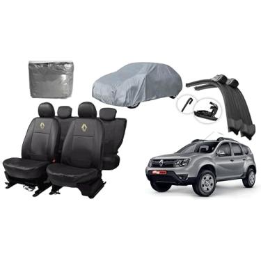 Imagem de Capa de couro +Capa de cobrir + Limpador de para - brisa -Renault duster 10-17