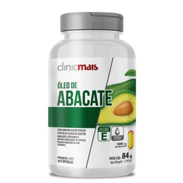 Imagem de Óleo De Abacate 60 Cápsulas 1000mg Clinicmais