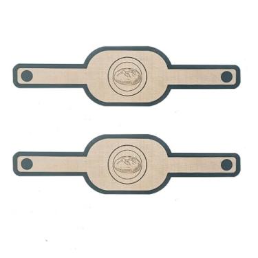 Imagem de 2 peças de silicone para pão oval, tapetes reutilizáveis antiaderentes para assar pão, forros de forno holandês fáceis de limpar, suprimentos de panificação"