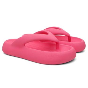 Imagem de Chinelo Nuvem Anatômico Feminino | Design Ultraleve e Confortável | Ideal para Casa e Pós-Treino | Tamanhos 33-40(CLOUD - PINK,34)