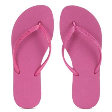 Imagem de Sandália Brizza Arezzo Rasteira Feminino, Orquidea Jelly, 33/34