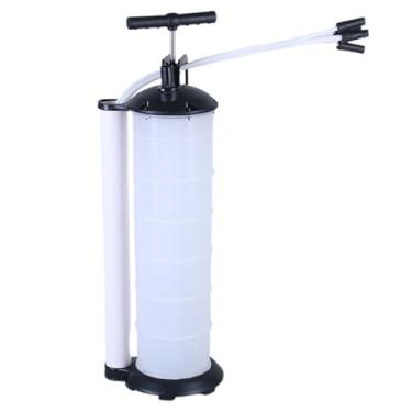 Imagem de Bomba de fluido de transmissão - extrator e enchimento de óleo manual - Bomba de óleo antivazamento portátil portátil e de drenagem rápida, grande capacidade de 7L para fuzileiro naval automotivo