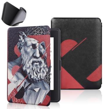 Imagem de Yzlvigrous Capa para Kindle Paperwhite 12th/Coloroft Signature Edition 1ª Geração 2024, Tampa Traseira de TPU Macia de 7 Polegadas com Sono/despertar Automático, Modelo: SA569P/SA568B/SA59CP