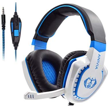 Imagem de Fone de ouvido estéreo USB para jogos, SADES L9Plus 7.1 com isolamento de ruído surround virtual sobre a orelha, microfone, luz LED, graves profundos, protetores de ouvido de memória macia, laptop