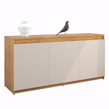 Imagem de Buffet Aparador Onix 3 Portas Mel/off White - Viero Mel/off White