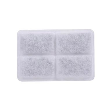 Imagem de 4PCS Conjunto de Água Carvão Ativado e Esponja para Fontana Pets Cães Gatos Dispenser com Médio Contaminantes Cloro Detritos Saliva Sabores Ruins Odores Garante Fresca Limpa
