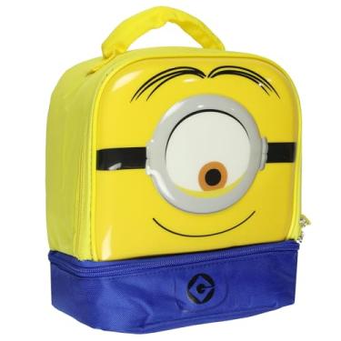 Imagem de Lancheira Minions Stuart Minion com isolamento duplo com compartimento duplo
