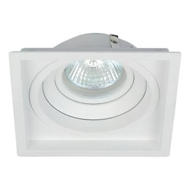Imagem de Spot Embutir Micro Borda Alumínio Branco Dir - Dicroica Mr16