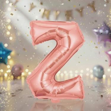 Imagem de Balões Z grandes de ouro rosa de 81 cm com letra Z, balões Mylar Zlphabet preenchidos com hélio para festas de aniversário e decorações de aniversário, suprimentos de decoração de festa em ouro rosa