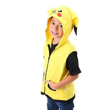 Imagem de Fantasia Colete Pikachu - QUIMERA KIDS Tamanho:4