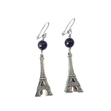 Imagem de Brinco, Aço Inox, Artesanal (Torre Eiffel)