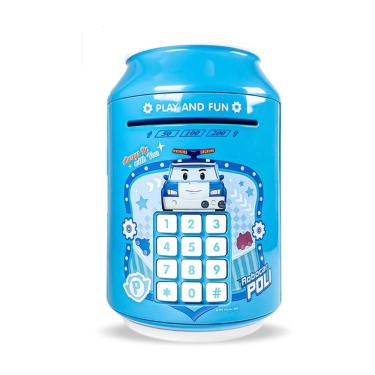 Imagem de Cofrinho transformado em forma de carro de polícia para crianças em resina de 19 cm