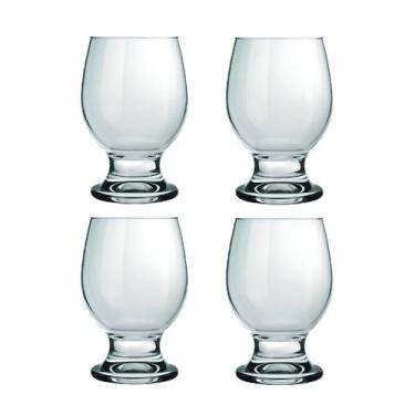 Imagem de Jogo 4 Taças Paulista Vinho Cerveja Chopp 200ml Vidro Nadir - Nadir Fi