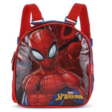 Imagem de Lancheira Escolar Xeryus SpiderMan 13334 Vermelho e Azul - Infantil-Masculino