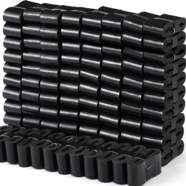 Imagem de Raquete de tênis e badminton Overgrips Pangda 100 peças pretas