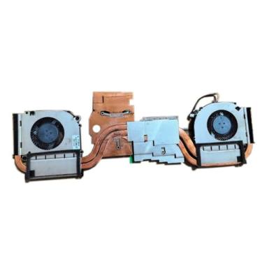 Imagem de Ventoinha e dissipador de calor para CPU/GPU de laptop para 6-31-V15KN-101 EGC-79071S1-0AH PPSA-7NK-230-GP2-B EGC-82071S1-0AH PPSA-7NK-240-GP2-B DC5V 2.5W 0.5A Novo