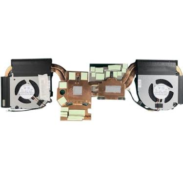 Imagem de Ventoinha e dissipador de calor para CPU/GPU de laptop para CLEVO V150PNK V155PNKQ V157PNKQ V158PNKQ V150PNJ V155PNJQ V157PNJQ V158PNJQ V150PNH V155PNHQ V157PNHQ V158PNHQ DC5V 2.5W 0.5A 4 pinos (novo)