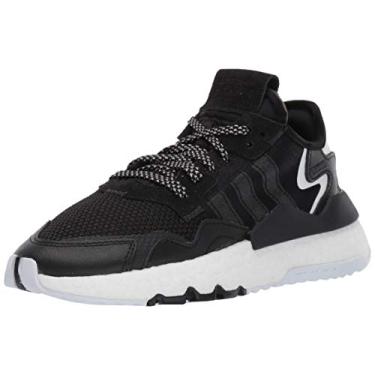 Imagem de Adidas Tênis infantil unissex Nite Jogger, Núcleo preto/núcleo preto/carbono, 6 Toddler