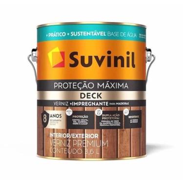 Imagem de Verniz Base Água Natural Deck 3,6L Suvinil Proteção Máxima - SUVINIL A