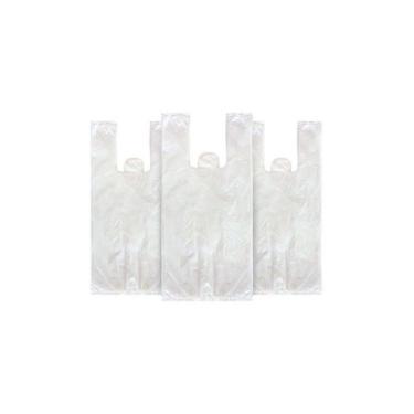 Imagem de Sacola Plástica Reciclada 40x50 Branca 15kg