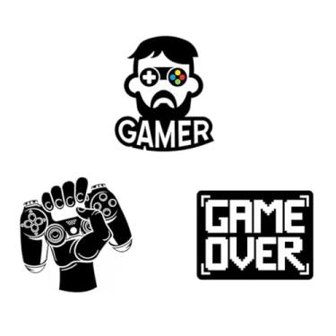 Imagem de Kit 3 Totens Display MDF Adesivado Vídeo Game 25cm (D-GME0002)