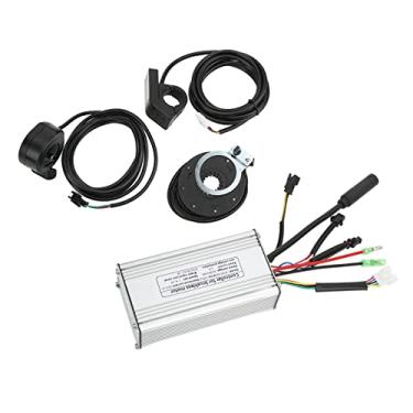 Imagem de KIMISS Kit de Controlador Sem Escova de Bicicleta Elétrica 36V 48V 22A Com Display LCD4 e Acelerador de Polegar 130X para Motor de 500W - Solução Versátil de Conversão de Bicicleta Elétrica