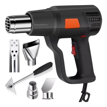 Imagem de Soprador Térmico 2000W,Com Ajuste Facilitado de Calor,50-600ºc e 5 Acessórios,Soprador Térmico Pistola Ferramenta Ideal para Instalação de tubos de PVC (220, Volts)