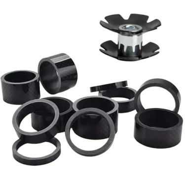 Imagem de Mesa de guidão MTB de montagem direta 31.8 em liga de alumínio CNC, compatível com guidões de bicicleta downhill de 35 mm, para ciclismo DH/AM/FR.(Fork Spacer)