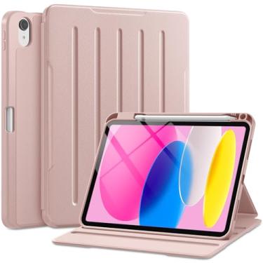 Imagem de Akkerds Capa para iPad (A16) 11ª geração 2025, para iPad 10ª geração, capa de 10,9 polegadas 2022 com suporte para lápis, capa com suporte de vários ângulos, traseira de TPU à prova de choque