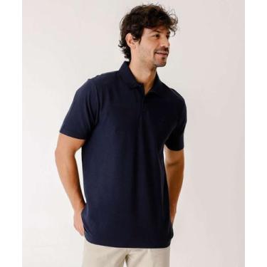 Imagem de Polo Masculina Manga Curta MR-72064, Azul, GG