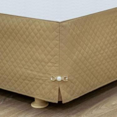 Imagem de Saia Box King Matelada Com Pingente - Rafaloro, Cáqui